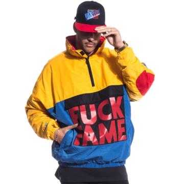Grimey Fuck Fame Pull Over Jacket Yellow StreetO