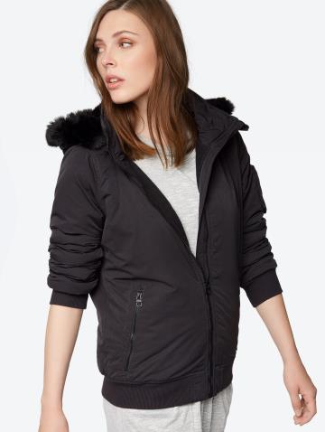 Bench Bomber jacket With Removable Fur Hood Black StreetO